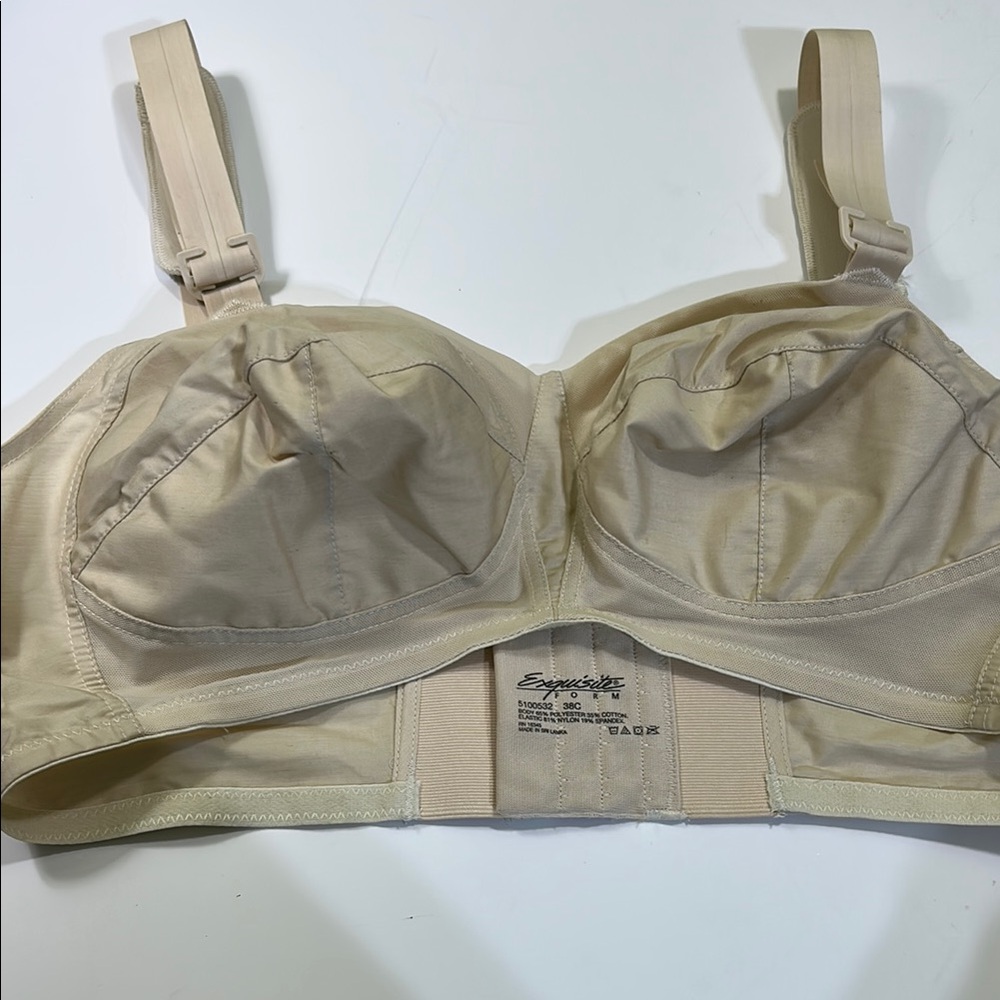 Cream T-Shirt Bra with Molded Cups and Adjustable Straps - Picture 1 of 16